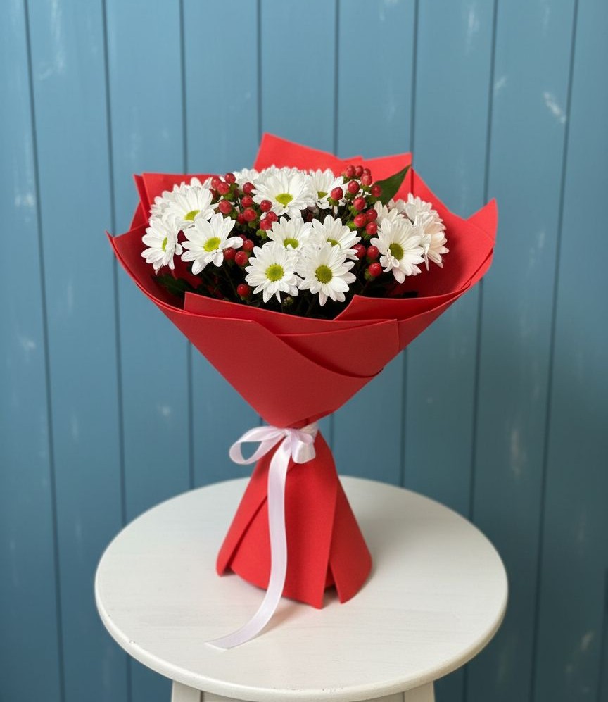 Букет цветов из: Хризантемы в Кропоткине