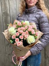 Букет цветов из:  Розы в Кропоткине