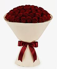 Букет 101 Бордовая роза Блэк Бакарра в Кропоткине