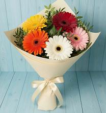Букет цветов из:  Герберы в Кропоткине