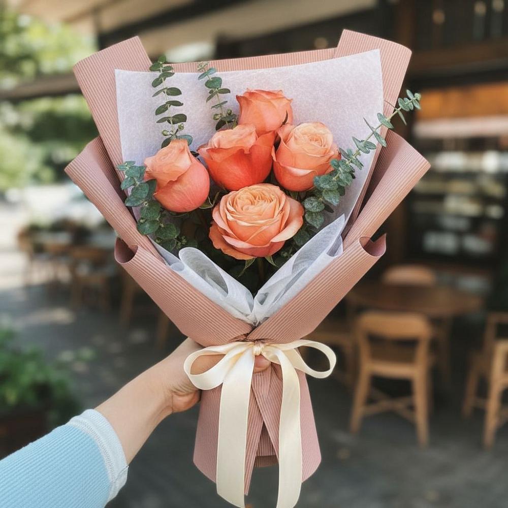 Букет цветов из: Розы в Кропоткине