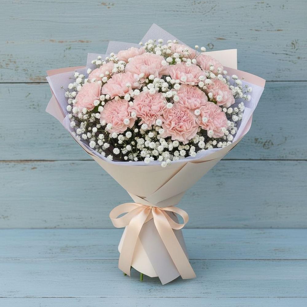 Букет цветов из: Гвоздики в Кропоткине