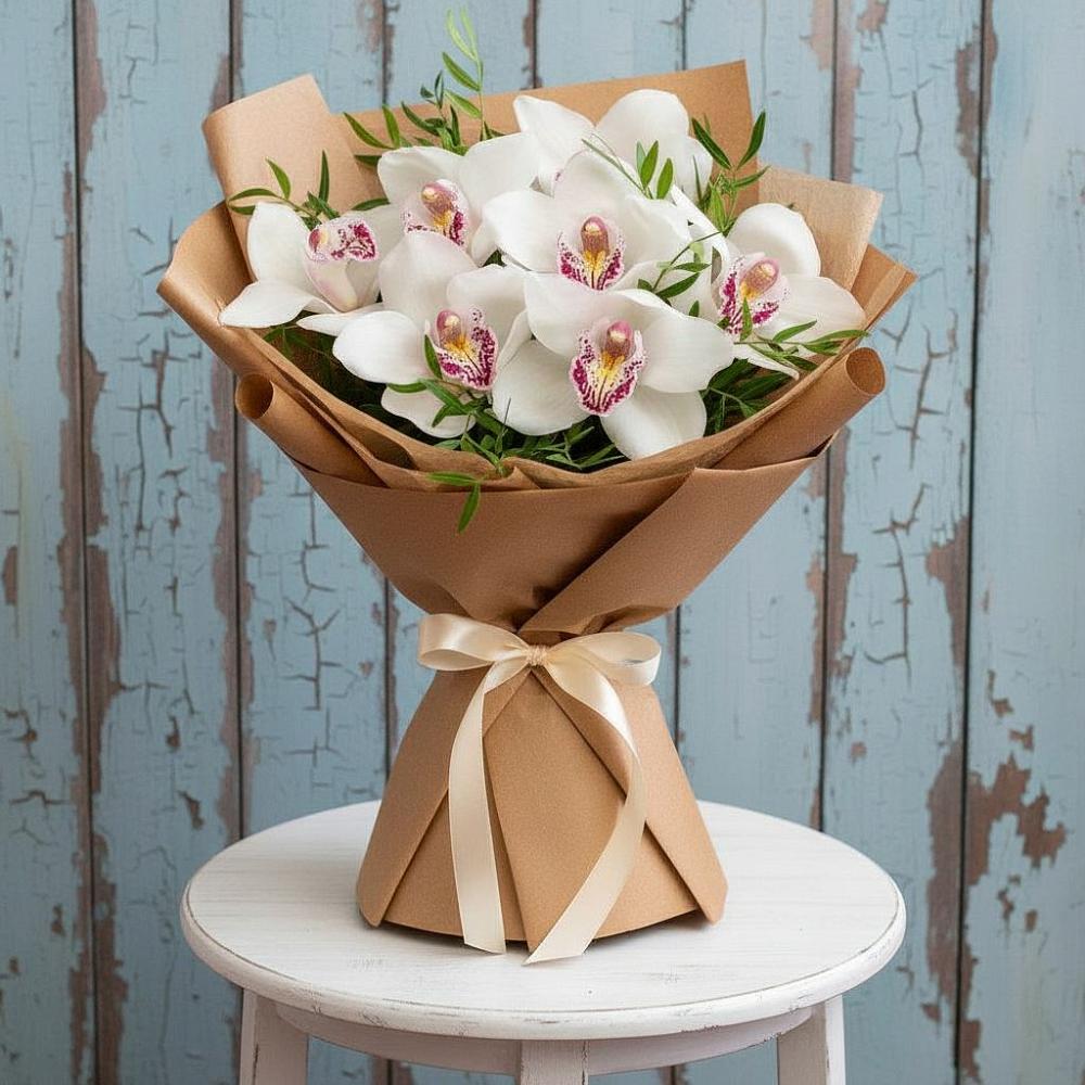 Букет цветов из: Орхидеи и Розы в Кропоткине
