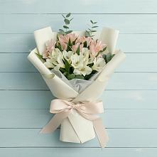 Букет цветов из:  Альстромерии в Кропоткине