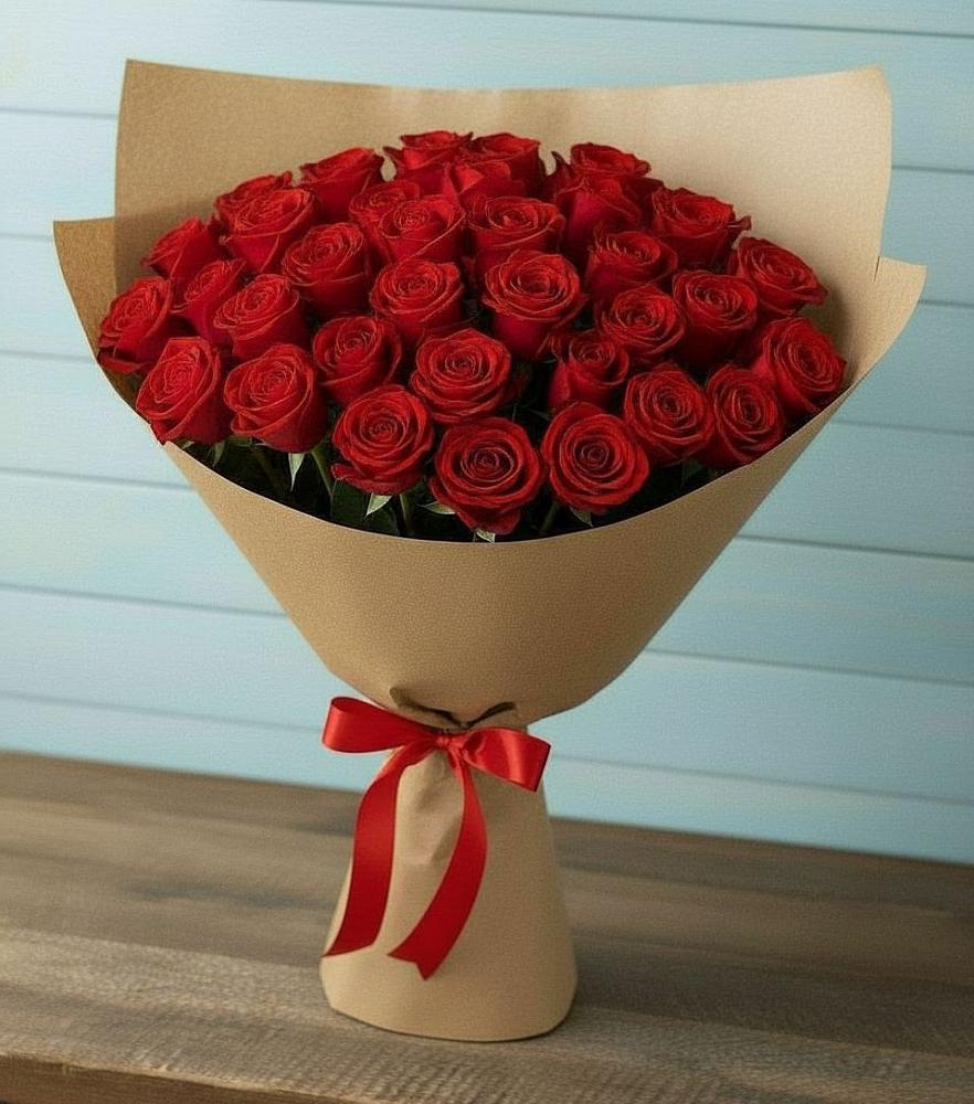 Букет Красные розы Милано в Кропоткине