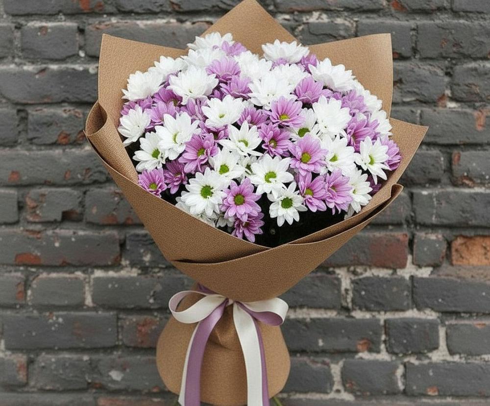 Букет цветов из: Хризантемы в Кропоткине