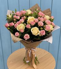 Букет цветов из:  Розы в Кропоткине