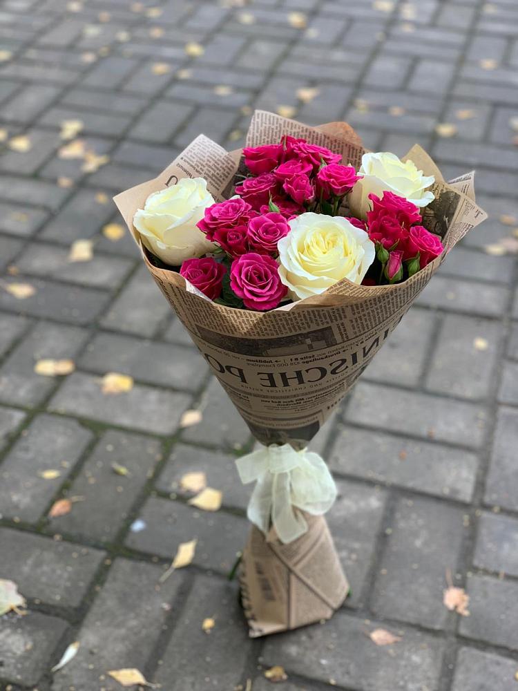 Букет цветов из: Розы в Кропоткине